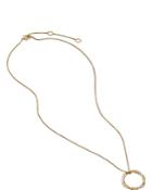 David Yurman 18k Yellow Gold Petite Infinity Pendant Necklace With Diamonds, 17