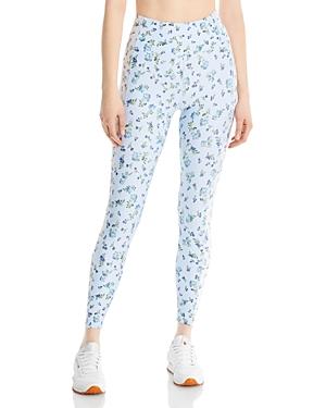 Aqua High Rise Floral Print Leggings - 100% Exclusive