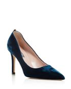 Sjp By Sarah Jessica Parker Fawn Velvet Pointed Toe High Heel Pumps - 100% Bloomingdale's Exclusive