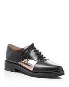 French Connection Mazin Cutout Side Lace Up Oxfords