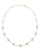 Bloomingdale's Freshwater Cultured Pearl Gradient Station Necklace In 14k Yellow Gold, 18 - 100% Exclusive