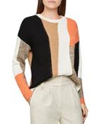 Reiss Sandy Color-blocked Sweater