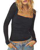 Free People Wind Down Layering Top