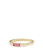 David Yurman Novella Ring In Pink Tourmaline With Diamonds