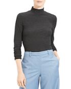 Theory Mock-neck Wool & Cashmere Sweater