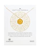 Dogeared Gratitude Mandala Necklace, 22