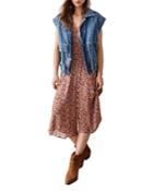 Ba & Sh Maria Printed Midi Dress