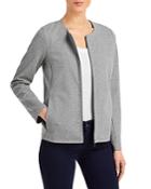 Eileen Fisher Round Neck Zip Up Jacket