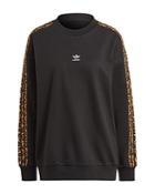 Adidas Crew Leopard Stripe Sweatshirt