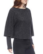 B Collection By Bobeau Cape-sleeve Top