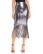 Rebecca Vallance Matisse Sequin Fringe Midi Skirt