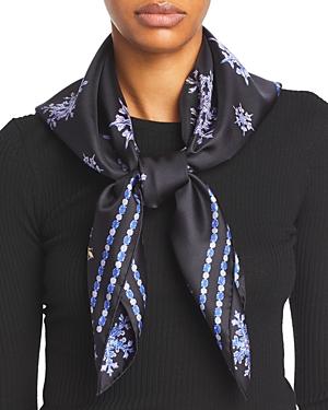 Echo Snowflakes Silk Square Scarf