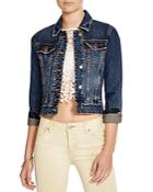 Free People Fitted Denim Jacket