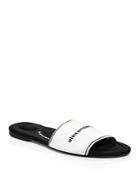 Alexander Wang Women's Kyra Logo Stretch Slide Sandals