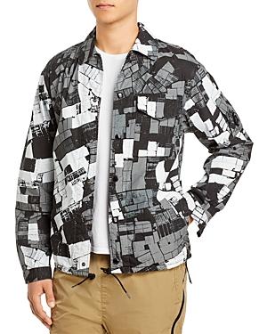 C.p. Company 50 Fili Garment Dyed Camo Overshirt