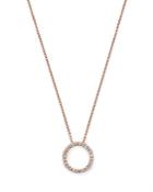 Bloomingdale's Diamond Circle Necklace In 14k Rose Gold, 0.30 Ct. T.w. - 100% Exclusive