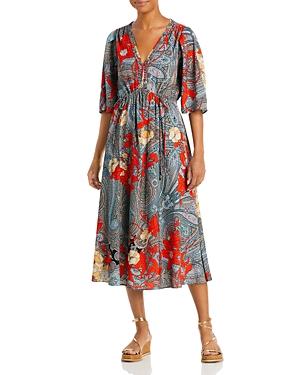 Kobi Halperin Vanessa Printed Midi Dress