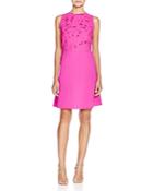 Laundry By Shelli Segal Floral Embroidered Dress