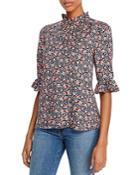 Rebecca Taylor Twilight Floral-print Top - 100% Exclusive