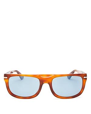 Persol Men's Flat Top Square Sunglasses, 55mm