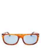 Persol Men's Flat Top Square Sunglasses, 55mm
