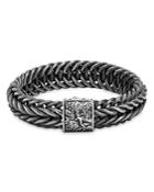 John Hardy Unisex Sterling Silver Classic Chain 15mm Kami Chain Bracelet With Reticulated Pusher Clasp