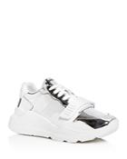 Burberry Men's Leather Chunky Low-top Sneakers