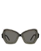 Celine Women's Embellished Butterfly Sunglasses, 54mm