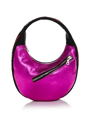 Bruceglen Egg Mini Metallic Leather Shoulder Bag