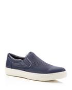 Vince Ace Perforated Weave Slip On Sneakers