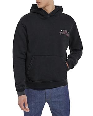 The Kooples Loose Fit Logo Graphic Hoodie