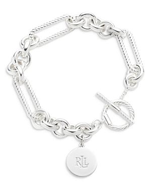 Lauren Ralph Lauren Rope Link Logo Bracelet