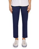 Ted Baker Champi Cropped Pleated Slim Fit Trousers
