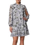 Laundry By Shelli Segal Split Sleeve Mini Dress