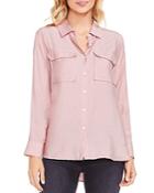 Vince Camuto Textured Utility Blouse