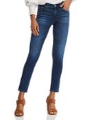 Ag Prima Ankle Slim Jeans In 5 Years Blue Essence