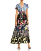Johnny Was Peteri Printed Silk Maxi Dress