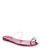 Giuseppe Zanotti Women's Slip On Toe Ring Slide Sandals
