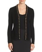 C By Bloomingdale's Chain-trim Cashmere Cardigan - 100% Exclusive
