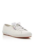 Superga Classic Leather Lace Up Sneakers