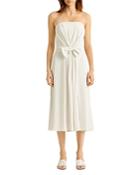 Lauren Ralph Lauren Strapless Midi Cocktail Dress