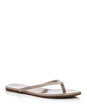 Tkees Women's Glosses Patent Leather Flip-flops