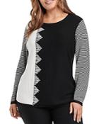 Nic + Zoe Plus Outer Angle Sweater