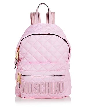 Moschino Quilted Nylon Backpack
