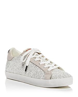 Kurt Geiger London Women's Lexi Eagle Glitter Lace Up Sneakers