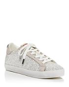 Kurt Geiger London Women's Lexi Eagle Glitter Lace Up Sneakers