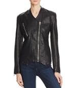 Blanknyc Collarless Faux Leather Moto Jacket