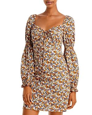 Bardot Clarissa Floral Print Mini Dress