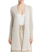 Eileen Fisher Petites Long Open Front Cardigan - 100% Exclusive