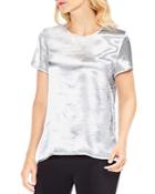 Vince Camuto Textured Satin Blouse
